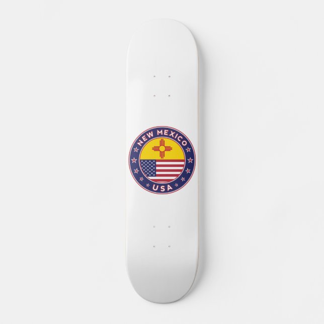 New Mexico, New Mexico sticker, phone case Skateboard (Vorderseite)