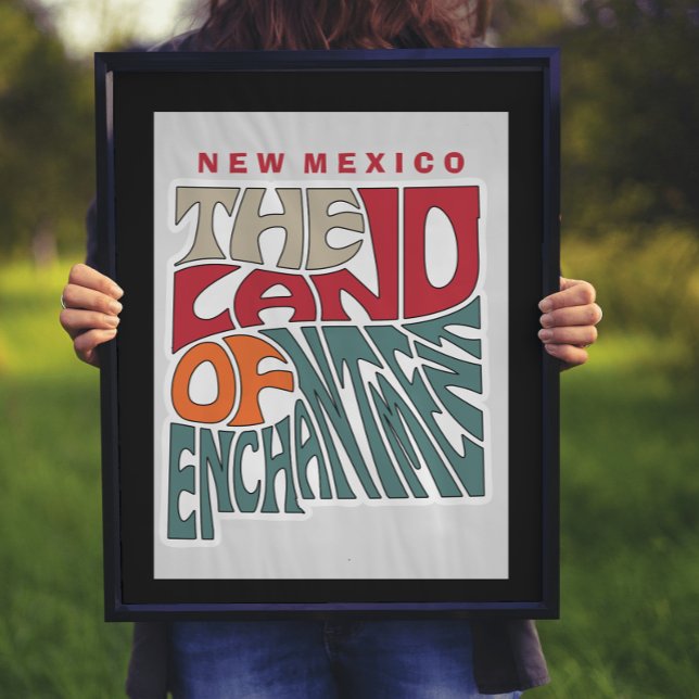 New Mexico Nickname Word Art Poster (Von Creator hochgeladen)