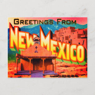 New Mexico Postcard Postkarte