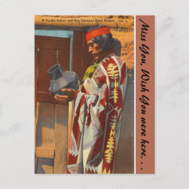 New Mexico, Pueblo Indian, San Ildefonso Pueblo Postkarte