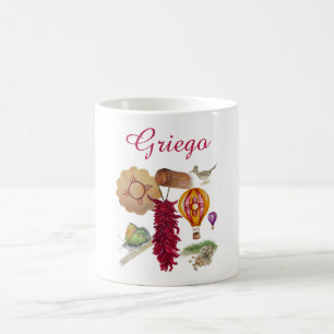New Mexico Red Chile Pinõn Zia Heißluftballon   Kaffeetasse