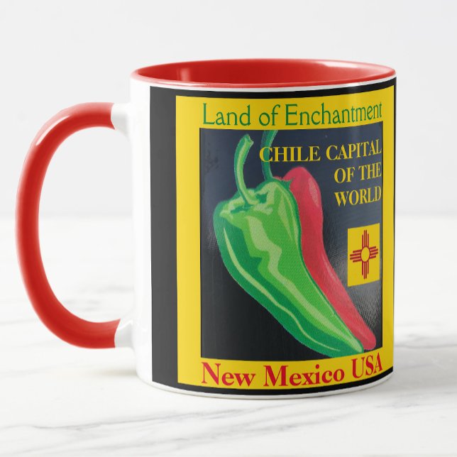 New Mexico Red or Green Chile Coffee Cup Tasse (Von Creator hochgeladen)
