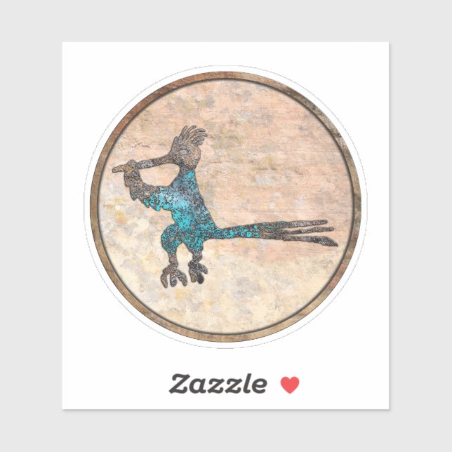 New Mexico Road Runner Sticker (Blatt)
