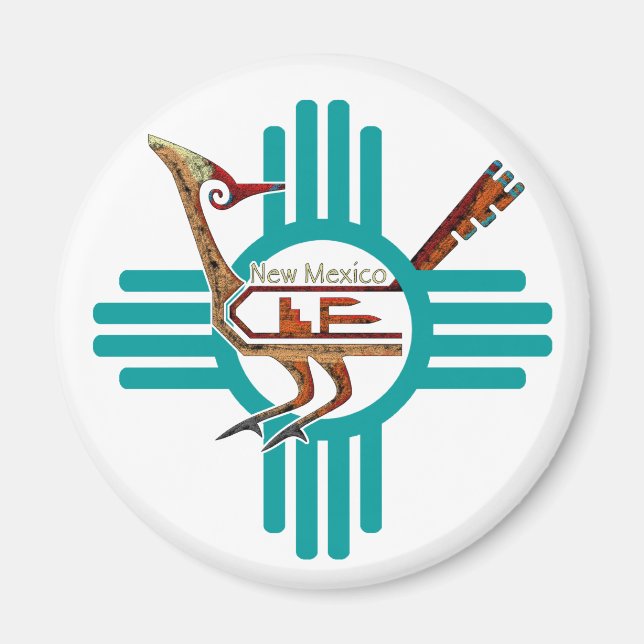 New Mexico Roadrunner Magnet (Vorne)