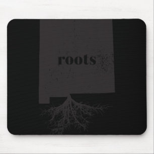 New Mexico Roots State Map Shirt Heim Liebe Stolz Mousepad