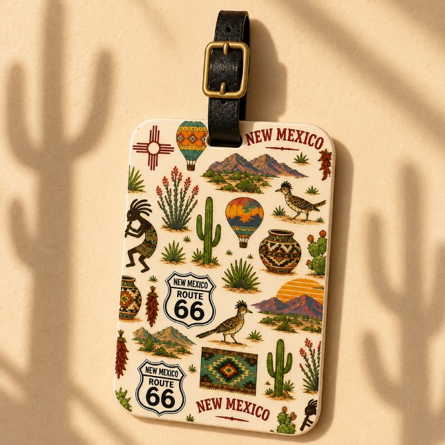 New Mexico Route 66 Fernweh Gepäckanhänger (Von Creator hochgeladen)
