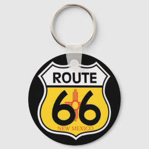 New Mexico Route 66 Schild Schlüsselanhänger