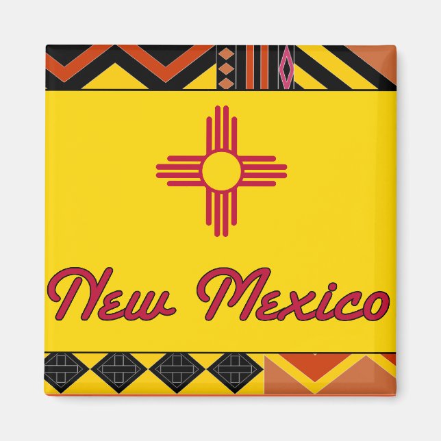 New Mexico Santa Fe Magnet (Vorne)