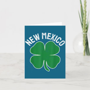 New Mexico Shamrock St. Patrick's Day Saint Paddy' Karte