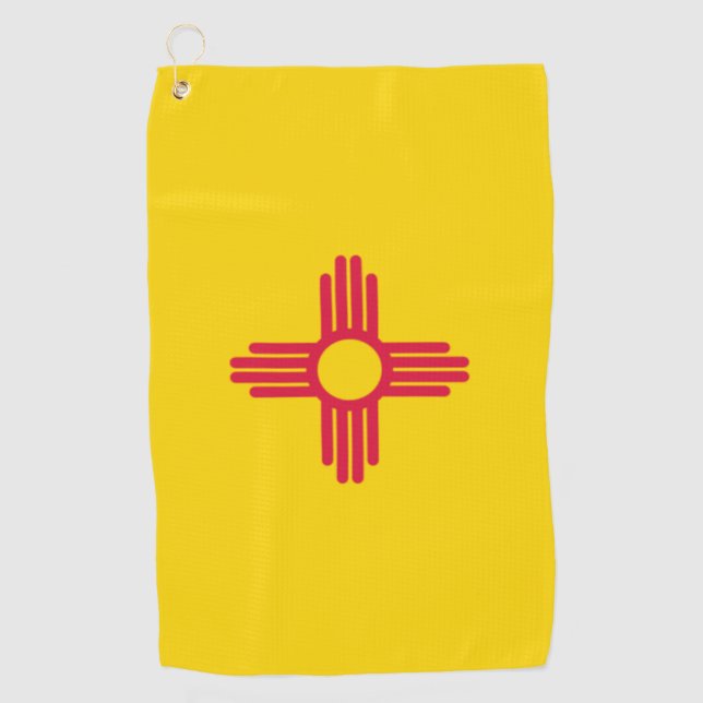 New Mexico Staat Golf Tower Golfhandtuch (Vorderseite)