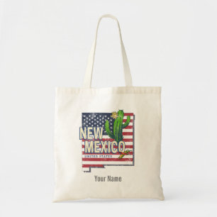New Mexico Staat United Staaten Map Vintag USA Tragetasche