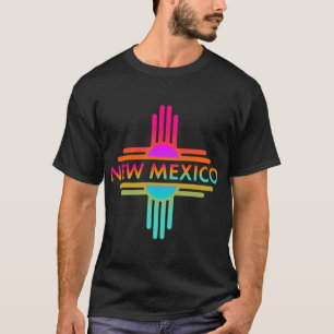 New Mexico Staat Zia Symbol Design Swea T-Shirt