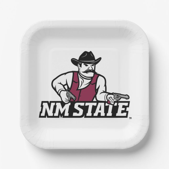New Mexico State Aggies Pappteller (Vorderseite)