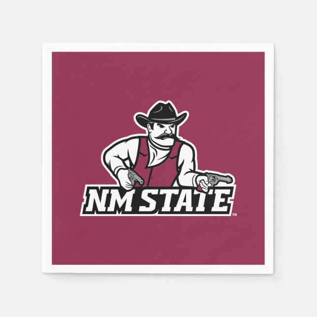 New Mexico State Aggies Serviette (Vorderseite)