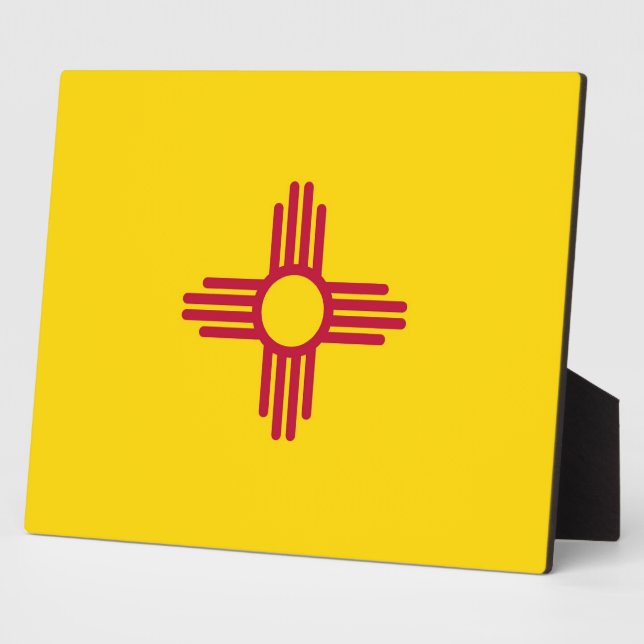New Mexico State Flag Platte Fotoplatte (Seite)