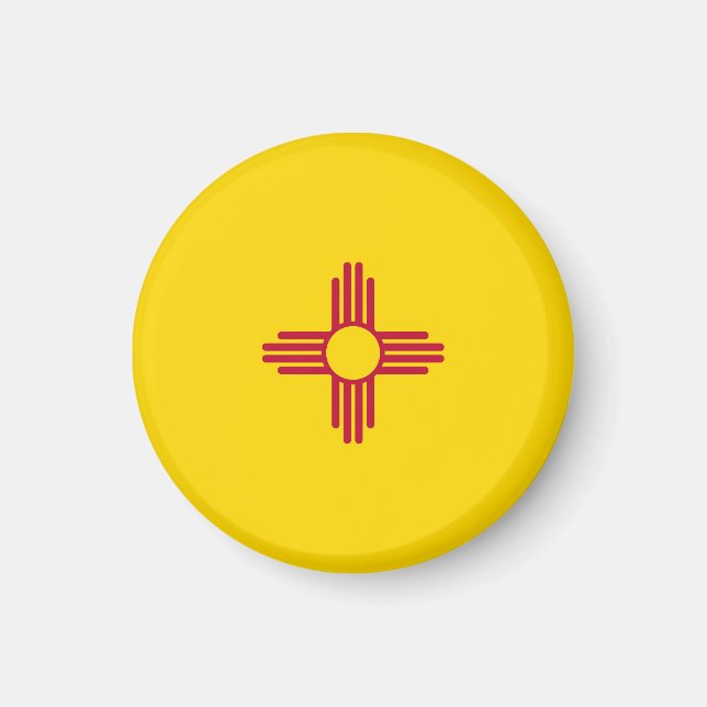 New Mexico State Flag USA Magnet (Vorne)