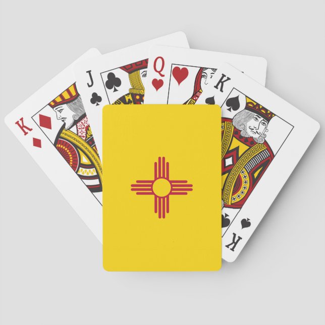 New Mexico State Flag USA Spielkarten (Rückseite)