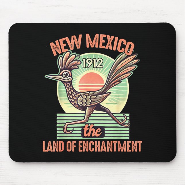 New Mexico State Land Of Enchantment Road Runner S Mousepad (Vorne)