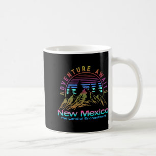 New Mexico State Retro Vintage Outdoor & Nm M Kaffeetasse
