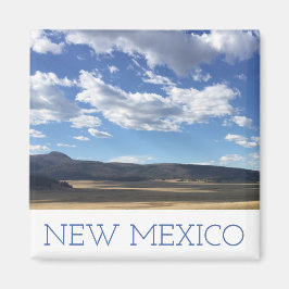 New Mexico strahlt blauen Himmel über den Bergen M Magnet