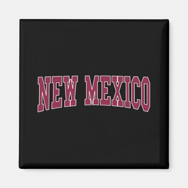 New Mexico - Throwback Design - Clic  Magnet (Vorne)