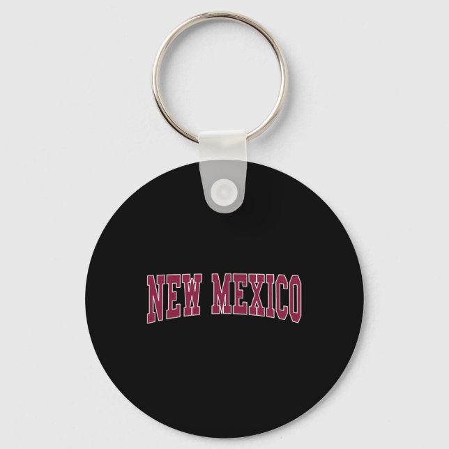 New Mexico - Throwback Design - Clic  Schlüsselanhänger (Vorderseite)