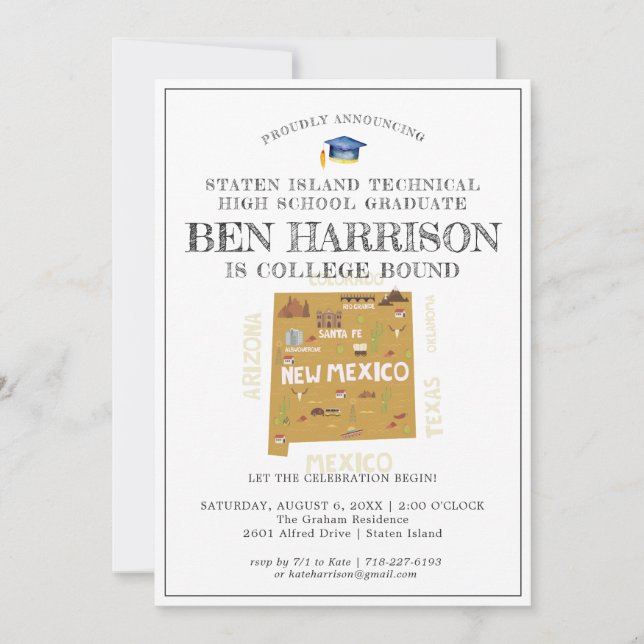 New Mexico | Uni Bound Graduation Party (Vorderseite)