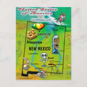 New Mexico USA Card Postkarte