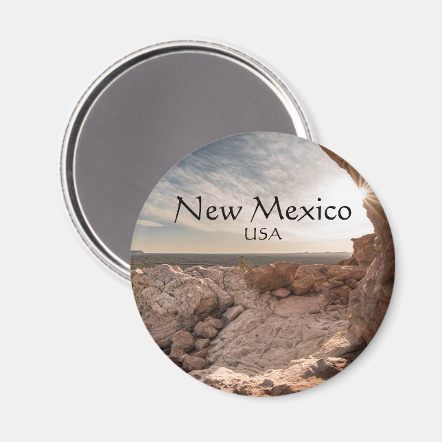 New Mexico - USA Magnet (Vorderseite/Rückseite)