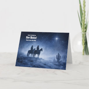 New Mexico Weihnachtsgrüße Südwesten Karte
