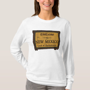 New Mexico willkommen heißen Damen Hoodie T-Shirt
