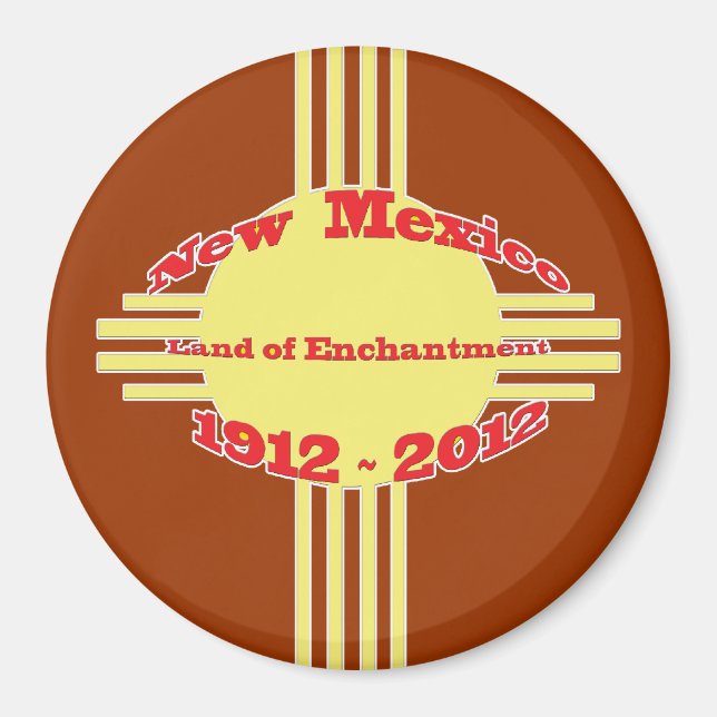 New Mexico - Zia Centennial Celebration Magnet (Vorne)