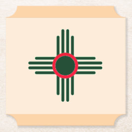 New Mexico Zia Sonnen Weihnachten Untersetzer