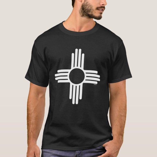 New Mexico Zia Sun Symbol T-Shirt (Vorderseite)