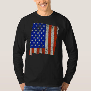 New Mexico Zuhause USA Flag T-Shirt