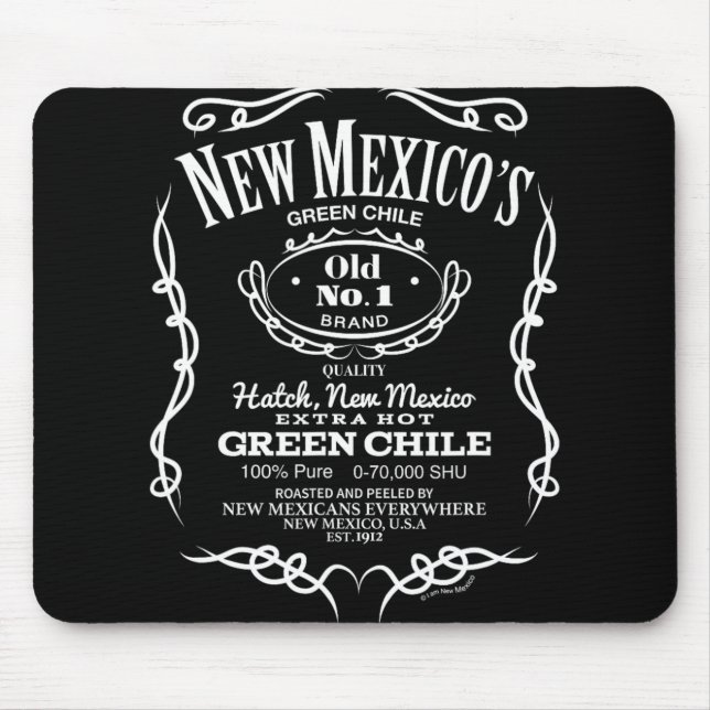 New Mexico's Old No. 1 Hatch Green Chile Novelty D Mousepad (Vorne)