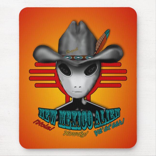 New-Mexiko alien Mousepad (Vorne)
