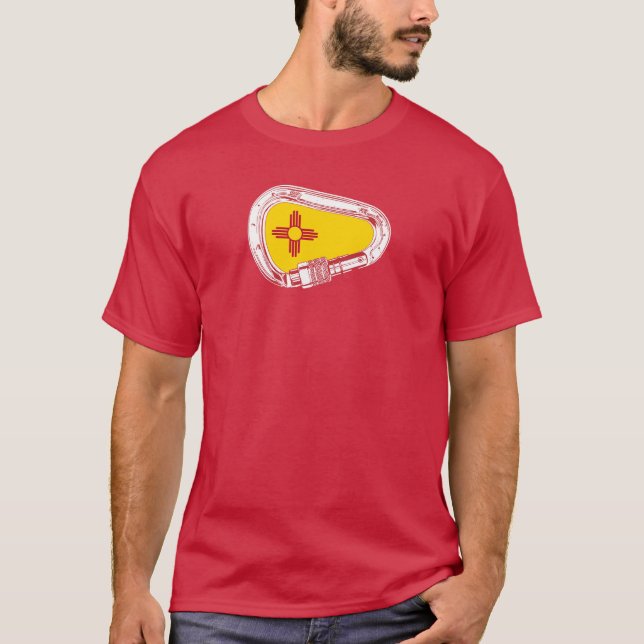 New Mexiko, das Carabiner klettert T-Shirt (Vorderseite)