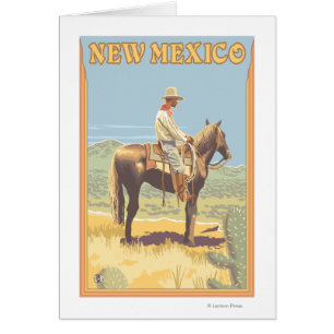 New Mexiko des Cowboy-(Seitenansicht)