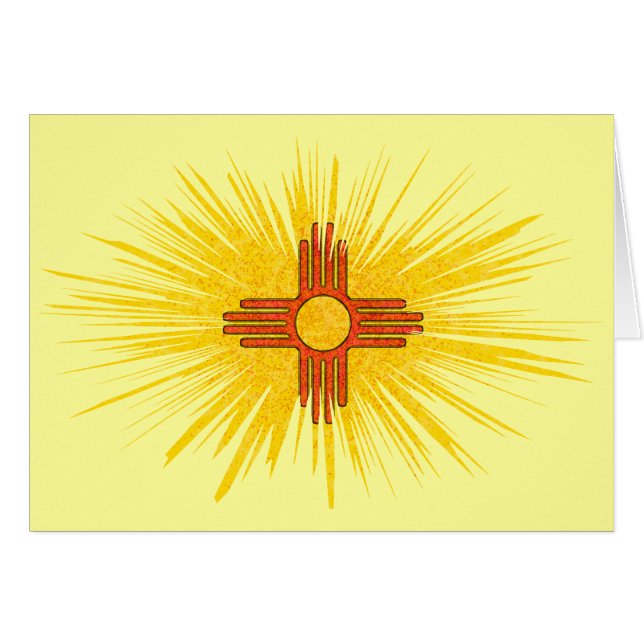 NEW MEXIKO-FLAGGE (Vorderseite (Horizontal))