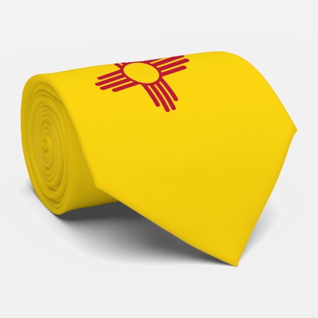 New Mexiko-Flagge Krawatte (Gerollt)