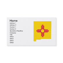 New Mexiko-Flaggen-Karte