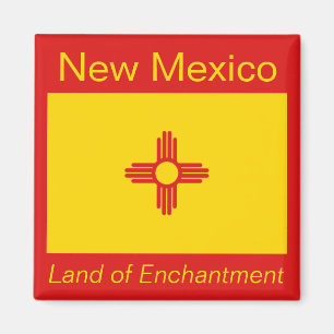 New Mexiko-Flaggen-Magnet Magnet