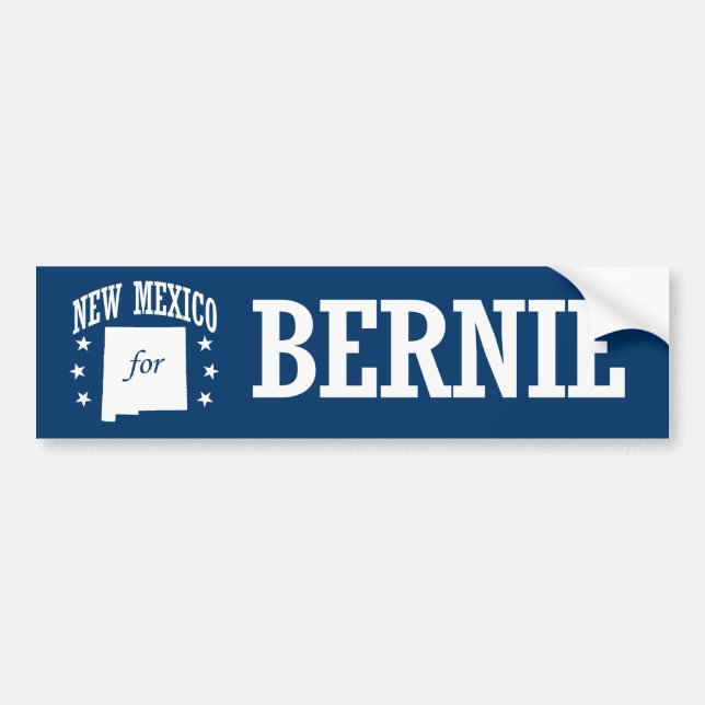NEW MEXIKO FÜR BERNIE-SANDPAPIERSCHLEIFMASCHINEN AUTOAUFKLEBER (Vorne)
