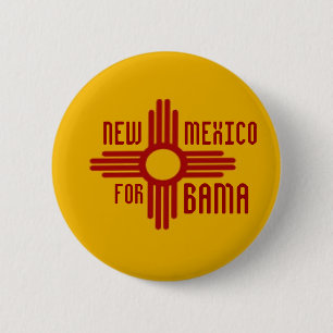 NEW MEXIKO FÜR OBAMA-Knopf Button