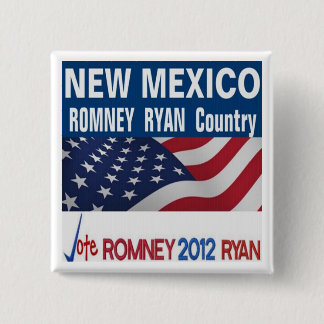 NEW MEXIKO ist Romney Ryan Land-Knopf Button