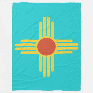 New Mexiko-Kfz-Kennzeichen-Decke Fleecedecke