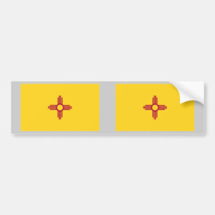New-Mexiko Staats-Flagge Autoaufkleber