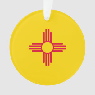 New-Mexiko Staats-Flaggen-Entwurf Ornament