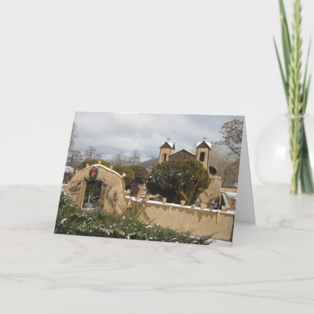 New Mexiko-Weihnachten Feiertagskarte (Vorderseite)